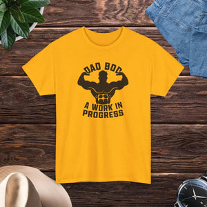 Heavy Cotton Tee - Itch-free Dad Bod Comfort - Dipaliz - T-shirts