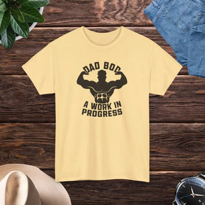 Heavy Cotton Tee - Itch-free Dad Bod Comfort - Dipaliz - Yellow Haze / s - T-shirts