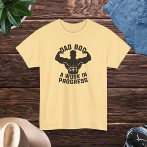 Heavy Cotton Tee - Itch-free Dad Bod Comfort - Dipaliz - T-shirts