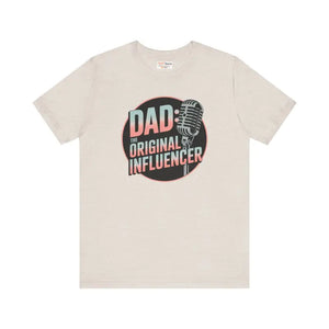 Short Sleeve Dad Influencer Tee Unisex Jersey Comfort - Dipaliz - Heather Dust / Xs - T-shirts