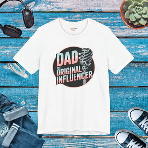 Short Sleeve Dad Influencer Tee Unisex Jersey Comfort - Dipaliz - White / Xs - T-shirts
