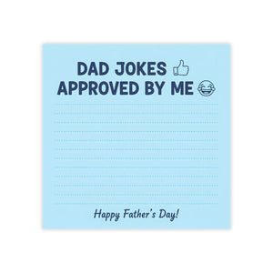 Dad Jokes Approved Sticky Notes – Father’s Day - Dipaliz