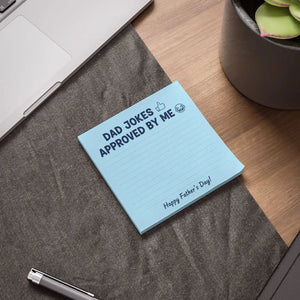 Dad Jokes Approved Sticky Notes – Father’s Day - Dipaliz