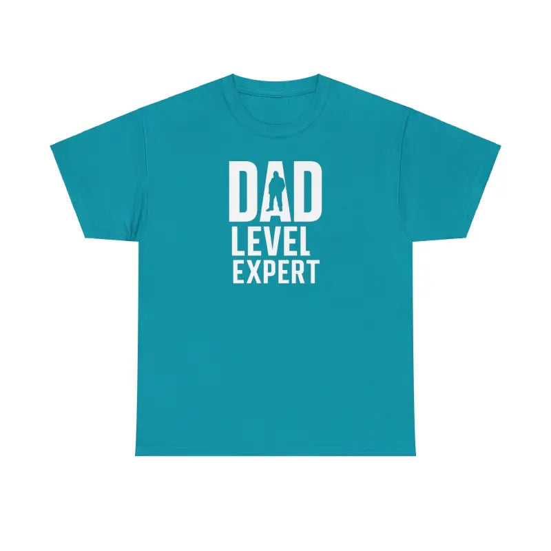 Dad Level Expert Heavy Cotton Tee: Perfect for Father’s Day! - T-shirt