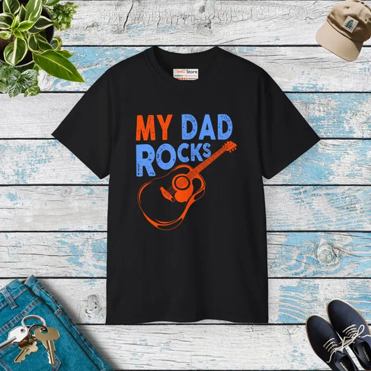 Unisex Ultra Cotton Tee - my Dad Rocks! - Black / s T-shirt