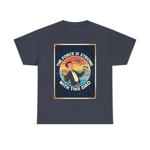 Heavy Cotton Dad Unisex Retro Geek Star Wars Tee - Dipaliz - Heather Navy / s - T-shirts