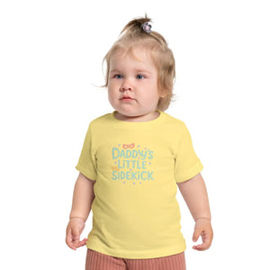 Cute Superhero Infant Tee - Daddy Sidekick Cotton - Dipaliz - T-shirts