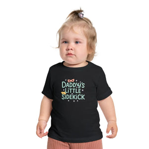 Cute Superhero Infant Tee - Daddy Sidekick Cotton - Dipaliz - T-shirts