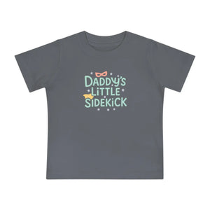 Cute Superhero Infant Tee - Daddy Sidekick Cotton - Dipaliz - T-shirts