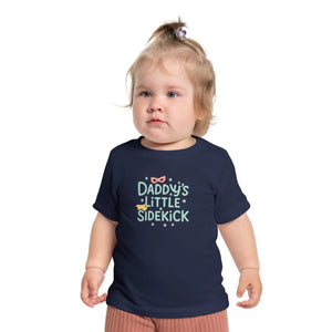 Cute Superhero Infant Tee - Daddy Sidekick Cotton - Dipaliz - T-shirts