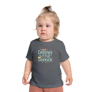 Cute Superhero Infant Tee - Daddy Sidekick Cotton - Dipaliz - T-shirts