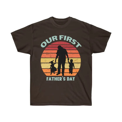 Dad’s Trendy Ultra Cotton Tee: Perfect Father’s Day Gift - Dark Chocolate / s T-shirt