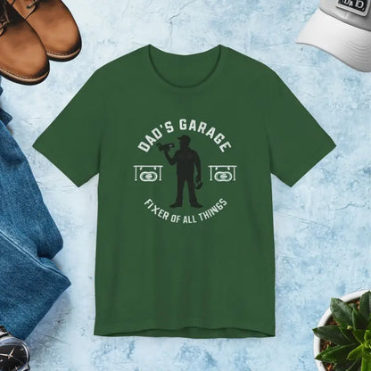 Dad’s Garage Ultimate Comfy Crew Jersey Tee - Evergreen / Xs T-shirt