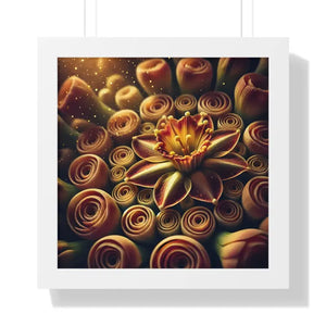 Stunning Daffodil Flower Closeup Vertical Poster - Dipaliz - 16″ x / White - Posters