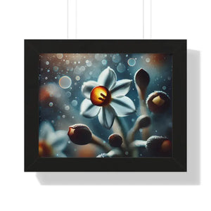 Daffodil Gallery Canvas - Spring Renewal Framed Print - Dipaliz - 14″ x 11″ / Black - Prints
