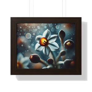 Daffodil Gallery Canvas - Spring Renewal Framed Print - Dipaliz - 14″ x 11″ / Walnut - Prints