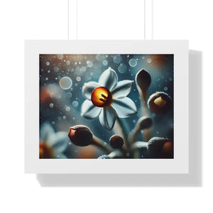 Daffodil Gallery Canvas - Spring Renewal Framed Print - Dipaliz - 14″ x 11″ / White - Prints