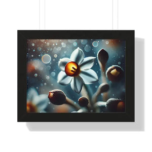 Daffodil Gallery Canvas - Spring Renewal Framed Print - Dipaliz - 16″ x 12″ / Black - Prints
