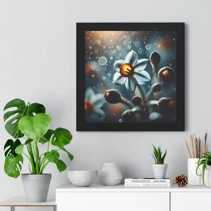 Daffodil Gallery Canvas - Spring Renewal Framed Print - Dipaliz - 16″ x / Black - Prints