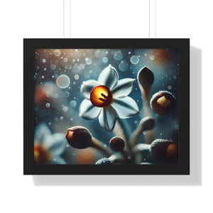 Daffodil Gallery Canvas - Spring Renewal Framed Print - Dipaliz - 20’’ x 16’’ / Black - Prints