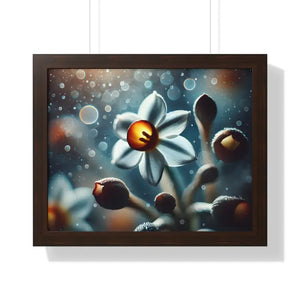 Daffodil Gallery Canvas - Spring Renewal Framed Print - Dipaliz - 20’’ x 16’’ / Walnut - Prints