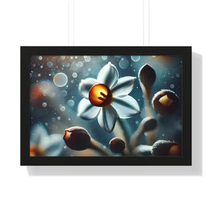 Daffodil Gallery Canvas - Spring Renewal Framed Print - Dipaliz - 24″ x 16″ / Black - Prints