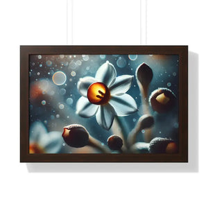 Daffodil Gallery Canvas - Spring Renewal Framed Print - Dipaliz - 24″ x 16″ / Walnut - Prints
