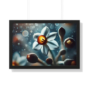 Daffodil Gallery Canvas - Spring Renewal Framed Print - Dipaliz - 30’’ x 20’’ / Black - Prints