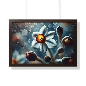 Daffodil Gallery Canvas - Spring Renewal Framed Print - Dipaliz - 30’’ x 20’’ / Walnut - Prints