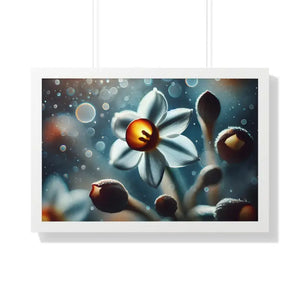 Daffodil Gallery Canvas - Spring Renewal Framed Print - Dipaliz - 30’’ x 20’’ / White - Prints
