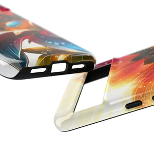 Large Dahlia Flower Protective Phone Cases with Water Drops - Dipaliz - Mobile