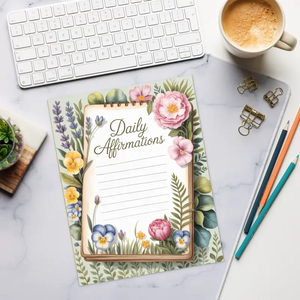 Affirmations Notepad Boost Positivity Daily Planner - Dipaliz - Notepads