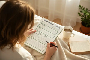 Digital Downloads - Daily Health Tracker - Wellness Planner Printable - Dipaliz