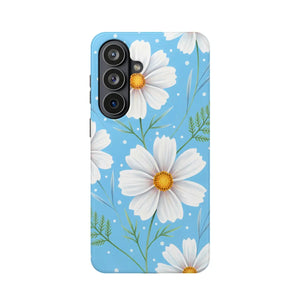 Daisy Floral Magnetic Impact-resistant Phone Case - Mobile Cases