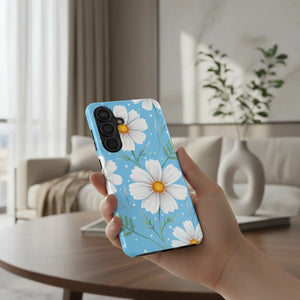 Daisy Floral Magnetic Impact-resistant Phone Case - Mobile Cases