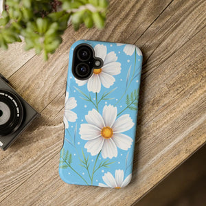 Daisy Floral Magnetic Impact-resistant Phone Case - Mobile Cases