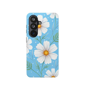 Daisy Floral Magnetic Impact-resistant Phone Case - Mobile Cases