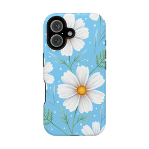 Daisy Floral Magnetic Impact-resistant Phone Case - Mobile Cases