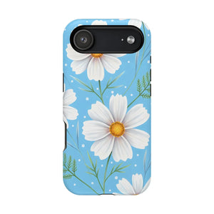 Daisy Floral Magnetic Impact-resistant Phone Case - Mobile Cases