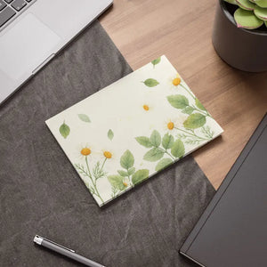 Paper Products - Daisy Meadow Floral Sticky Notes - Botanical Note Pads - Dipaliz