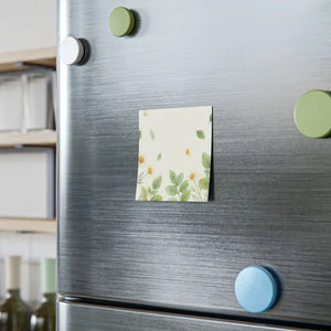 Paper Products - Daisy Meadow Floral Sticky Notes - Botanical Note Pads - Dipaliz 3’’ x / White