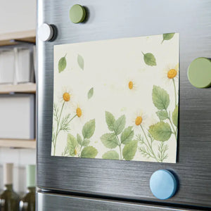 Paper Products - Daisy Meadow Floral Sticky Notes - Botanical Note Pads - Dipaliz 8’’ x 6’’ / White