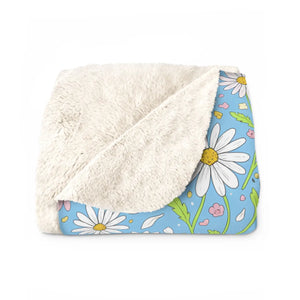 DipaliZ daisy meadow throw, a soft floral layer for sofas and reading chairs