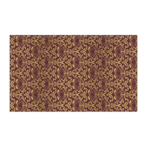 Vintage Damask Charm Tea Towel Auburn Gold Heirloom Style Dipaliz - Kitchen Towels