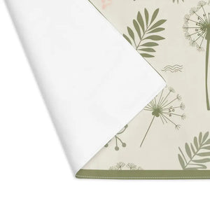 Stylish Cotton Placemats - Dandelion Design Table Decor - Dipaliz - 18’’ × 14’’