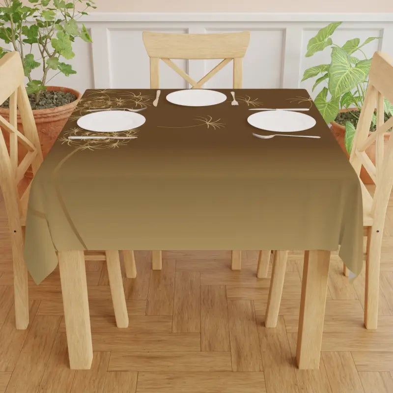 Transform your Dining with the Dandelions Dispersal Tablecloth - one Size / White Home Decor