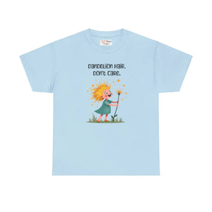 Unisex Dandelion Hair Dont Care Tee - Heavy Cotton - Dipaliz - T-shirts