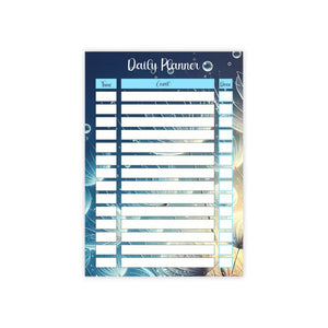 Dandelion Seeds Daily Planner Pad Boosts Focus - Dipaliz - 4’’ x 6’’ / White - Planners