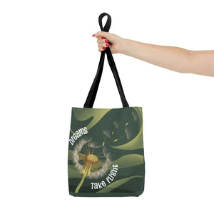 Bold Flight Dandelion Seeds Tote Bag - Dipaliz - Bags