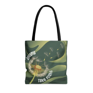Bold Flight Dandelion Seeds Tote Bag - Dipaliz - Bags